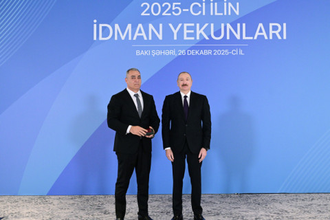 President Ilham Aliyev attended ceremony dedicated to 2025 sports results