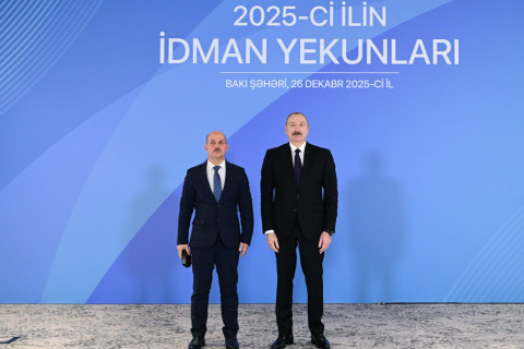 President Ilham Aliyev attended ceremony dedicated to 2025 sports results