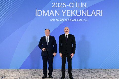 President Ilham Aliyev attended ceremony dedicated to 2025 sports results