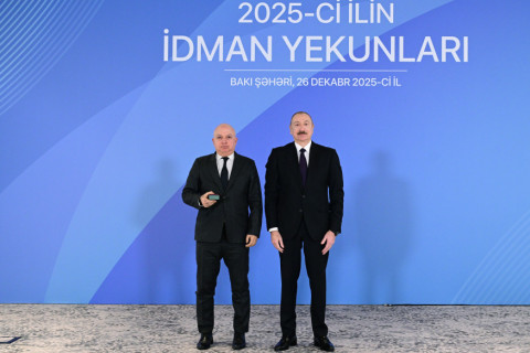 President Ilham Aliyev attended ceremony dedicated to 2025 sports results