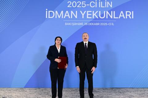 President Ilham Aliyev attended ceremony dedicated to 2025 sports results