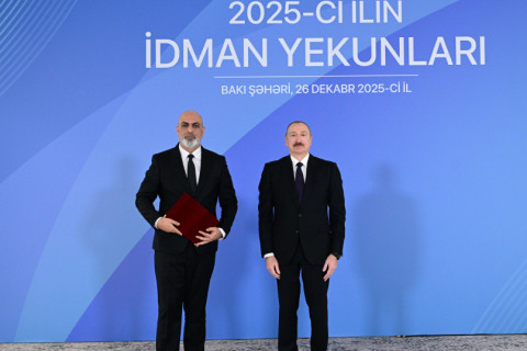 President Ilham Aliyev attended ceremony dedicated to 2025 sports results