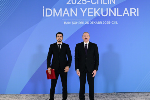 President Ilham Aliyev attended ceremony dedicated to 2025 sports results