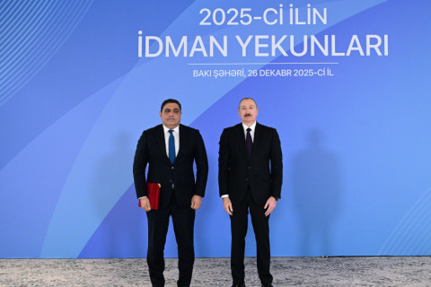 President Ilham Aliyev attended ceremony dedicated to 2025 sports results