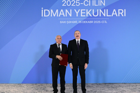 President Ilham Aliyev attended ceremony dedicated to 2025 sports results