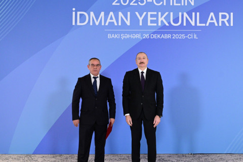 President Ilham Aliyev attended ceremony dedicated to 2025 sports results