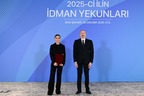President Ilham Aliyev attended ceremony dedicated to 2025 sports results