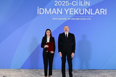 President Ilham Aliyev attended ceremony dedicated to 2025 sports results