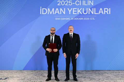 President Ilham Aliyev attended ceremony dedicated to 2025 sports results