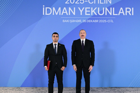 President Ilham Aliyev attended ceremony dedicated to 2025 sports results