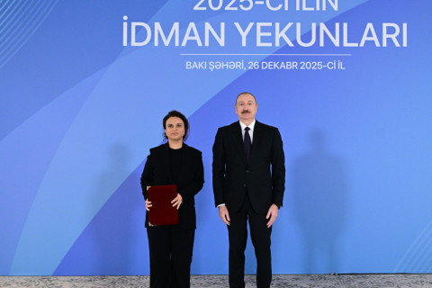 President Ilham Aliyev attended ceremony dedicated to 2025 sports results