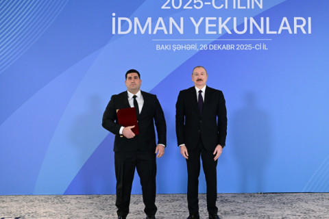 President Ilham Aliyev attended ceremony dedicated to 2025 sports results