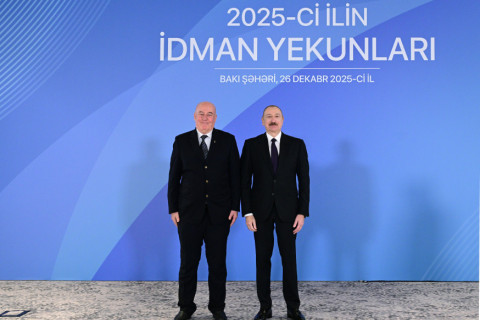 President Ilham Aliyev attended ceremony dedicated to 2025 sports results