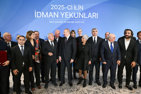 President Ilham Aliyev attended ceremony dedicated to 2025 sports results