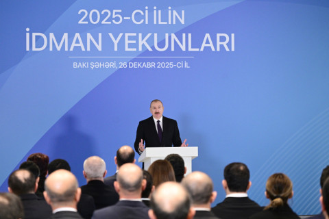 President Ilham Aliyev attended ceremony dedicated to 2025 sports results