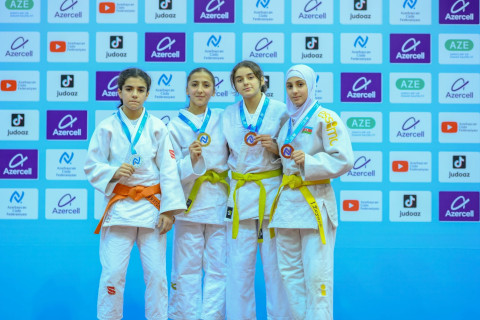 14 yaşadək cüdoçular arasında Azərbaycan birinciliyində daha altı çəkidə mükafatçılar bəlli olub - YENİLƏNİB + FOTO/VİDEO