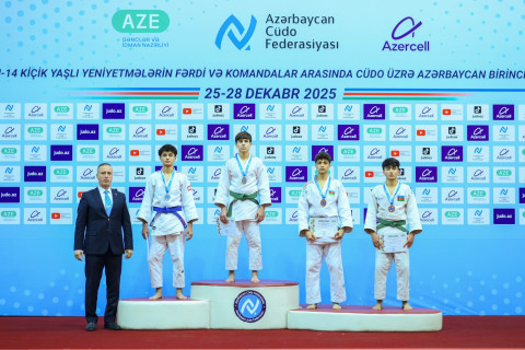 14 yaşadək cüdoçular arasında Azərbaycan birinciliyində daha altı çəkidə mükafatçılar bəlli olub - YENİLƏNİB + FOTO/VİDEO