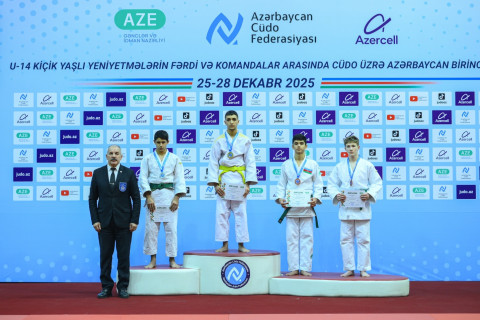 14 yaşadək cüdoçular arasında Azərbaycan birinciliyində fərdi mübarizələr başa çatıb - YENİLƏNİB + FOTO/VİDEO
