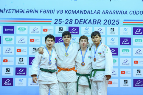14 yaşadək cüdoçular arasında Azərbaycan birinciliyində fərdi mübarizələr başa çatıb - YENİLƏNİB + FOTO/VİDEO