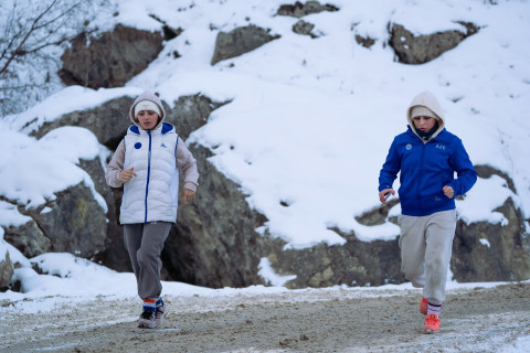 Женская сборная Азербайджана по дзюдо пробежала кросс в Шахдаге - ФОТО/ВИДЕО