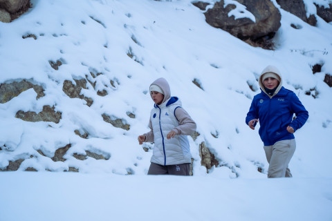 Женская сборная Азербайджана по дзюдо пробежала кросс в Шахдаге - ФОТО/ВИДЕО