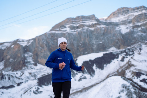 Женская сборная Азербайджана по дзюдо пробежала кросс в Шахдаге - ФОТО/ВИДЕО