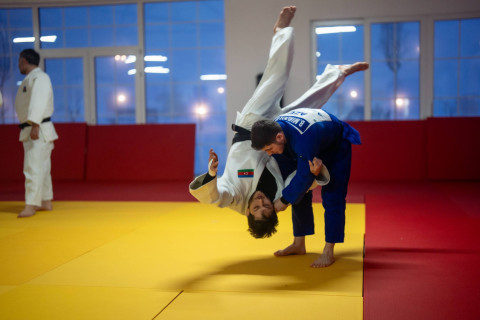 Сборная Азербайджана по дзюдо продолжает подготовку в Шамахы - ФОТО