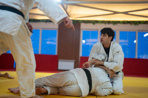 Сборная Азербайджана по дзюдо продолжает подготовку в Шамахы - ФОТО