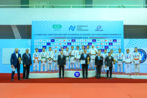 14 yaşadək cüdoçular arasında Azərbaycan birinciliyinə yekun vurulub - FOTO