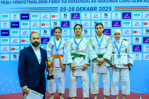 В Азербайджане завершилось первенство страны по дзюдо среди спортсменов U14 - ФОТО