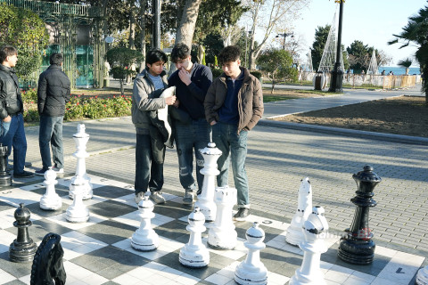 Новый год на Бакинском бульваре начали с активности и спорта - ФОТОРЕПОРТАЖ İDMAN.BİZ