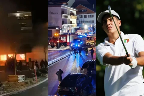İtaliyalı gənc qolfçu barda baş verən yanğında həyatını itirdi