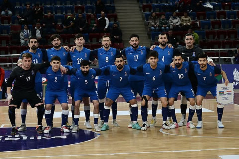 Azərbaycanın futzal millisi iki yoldaşlıq matçı keçirəcək