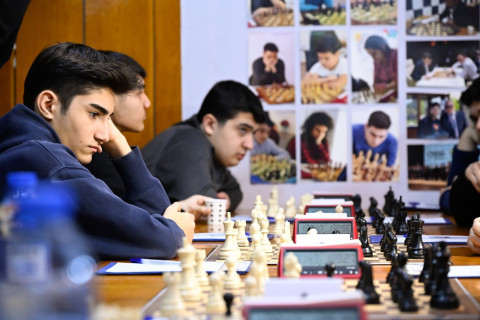 В Азербайджане стартовал турнир Первого дивизиона по шахматам - ФОТО