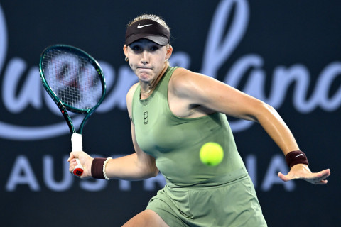 Tennis oyununda gülməli anlar yaşanıb - VİDEO