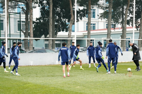 “Qarabağ”ın media üçün açıq məşqi keçirilib - FOTOREPORTAJ + VİDEO