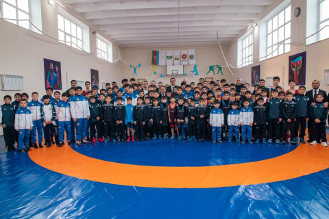 В Гейчае открыты четыре зала борьбы - ФОТО