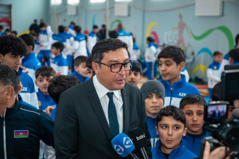 Göyçayda dörd güləş zalı istifadəyə verilib - FOTO