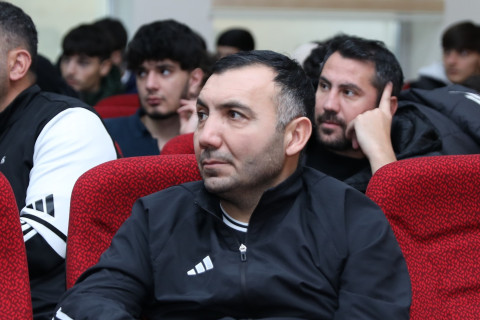 “Qarabağ” Futbol Akademiyasında oyun qaydaları ilə bağlı seminar keçirilib - FOTO