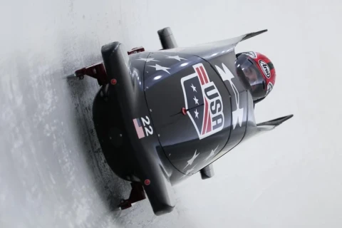 Трое американцев выпали из боба на этапе Кубка мира в Швейцарии