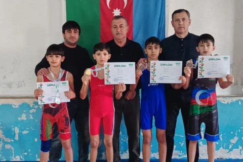 Sərbəst güləş üzrə Şabran rayon birinciliyi keçirilib - FOTO