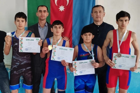 Sərbəst güləş üzrə Şabran rayon birinciliyi keçirilib - FOTO