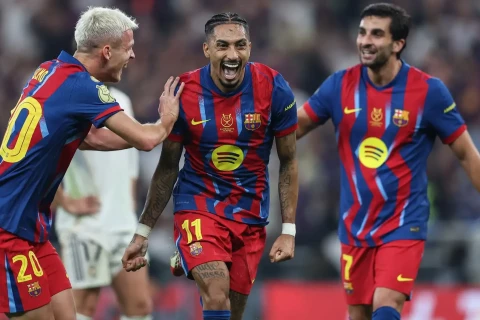 “Barselona” “Real”ı məğlub edərək Superkuboku qazandı - VİDEO