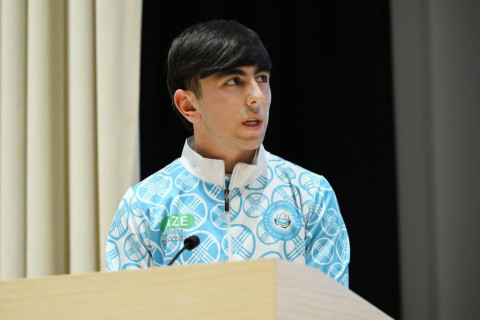 Fərid Qayıbov ötən ay ərzində beynəlxalq yarışlarda yüksək nəticələr əldə etmiş idmançılarla görüşüb