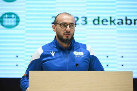 Fərid Qayıbov ötən ay ərzində beynəlxalq yarışlarda yüksək nəticələr əldə etmiş idmançılarla görüşüb