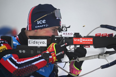 Норвежец Фрей впервые в карьере завоевал личную медаль на этапах Кубка мира по биатлону