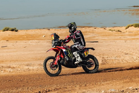 Верблюды помешали победе американского мотогонщика на "Дакаре"