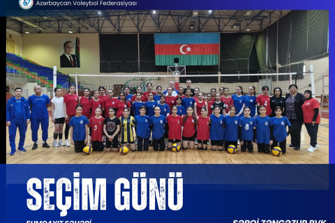 Федерация волейбола Азербайджана продолжает селекцию среди юных спортсменок