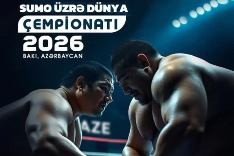 Bakı 2026 Sumo Dünya Çempionatının rəsmi loqosu təqdim olunub - FOTO