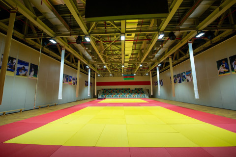 Gəncə İdman Sarayında yeni cüdo zalı fəaliyyətə başlayıb - FOTO